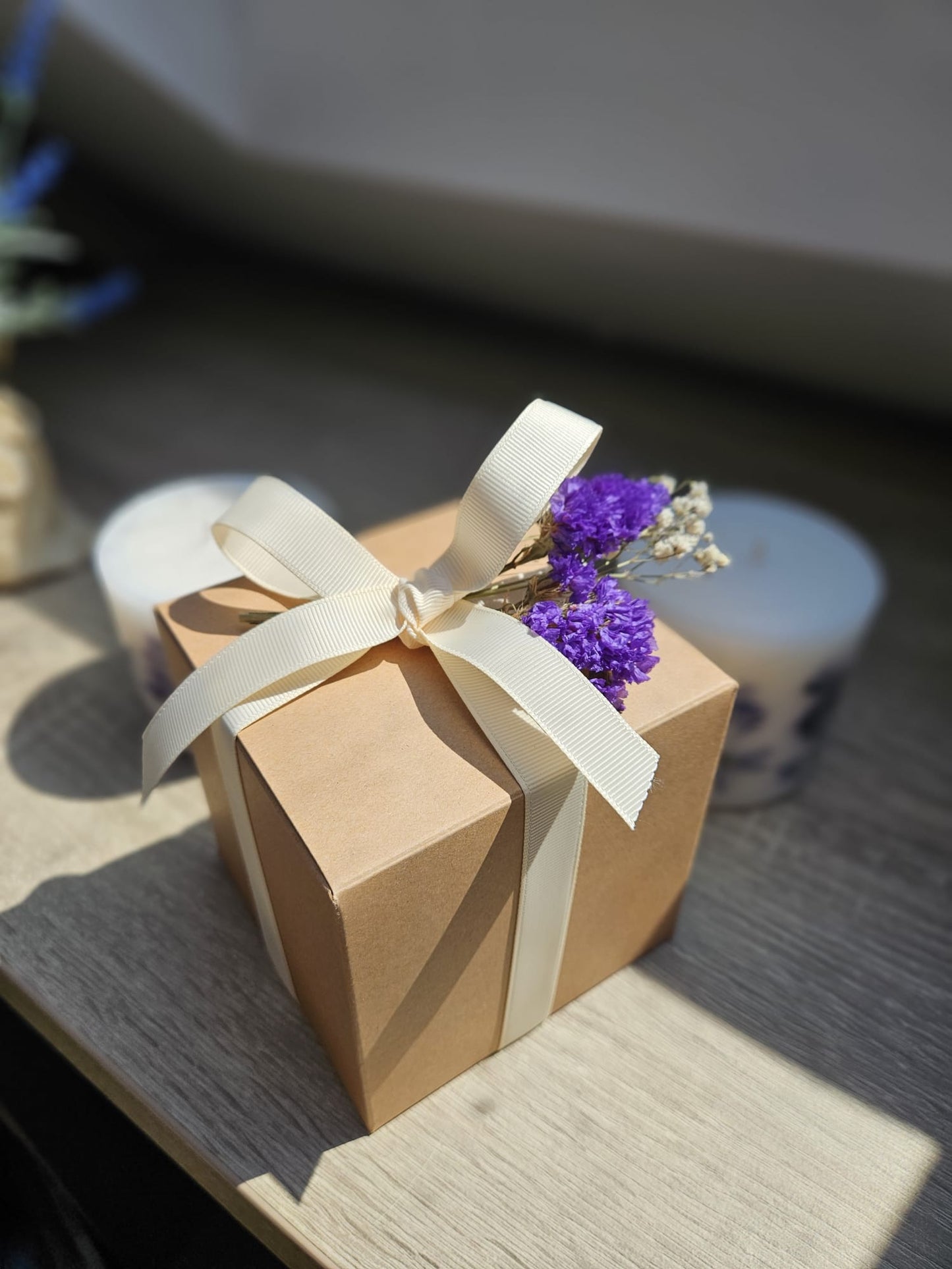 Bluebell Botanical Candle