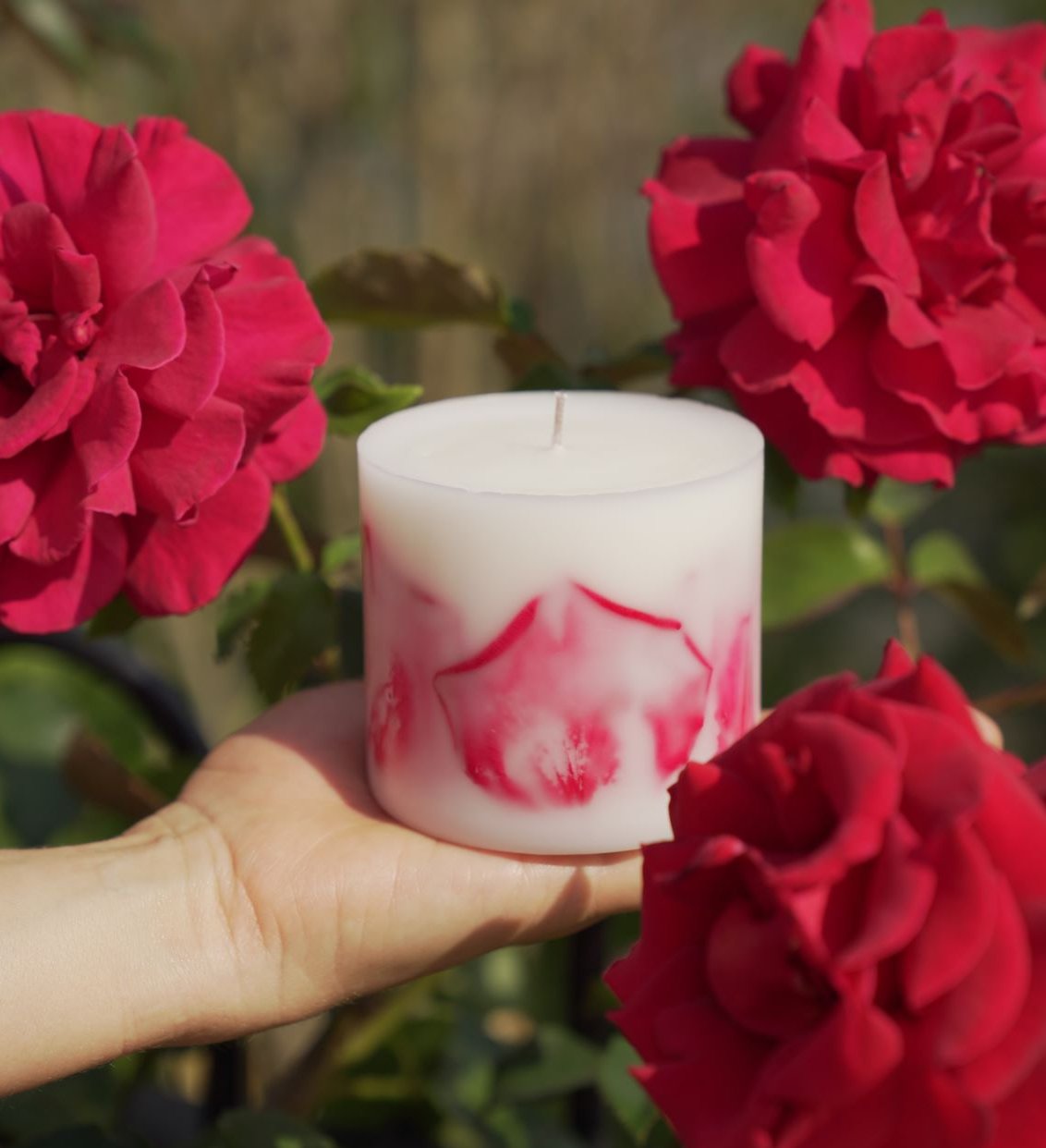 Rose Botanical Candle